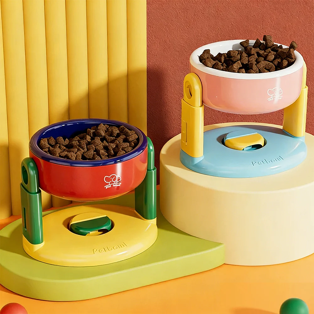 Adjustable Elevated Pet Bowl with Suction Base – 3 Height Levels - Image 13