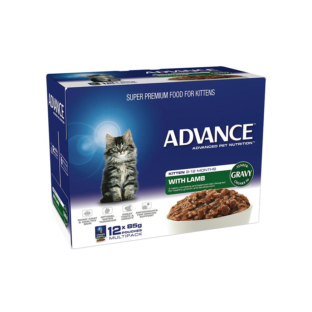ADVANCE Lamb Gravy Cat Food for Kittens 12x85g - Image 5