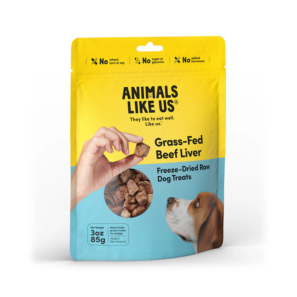 ANIMALS LIKE US Grass Fed Beef Liver Freeze Dried Raw Dog Treats 85g - Image 3