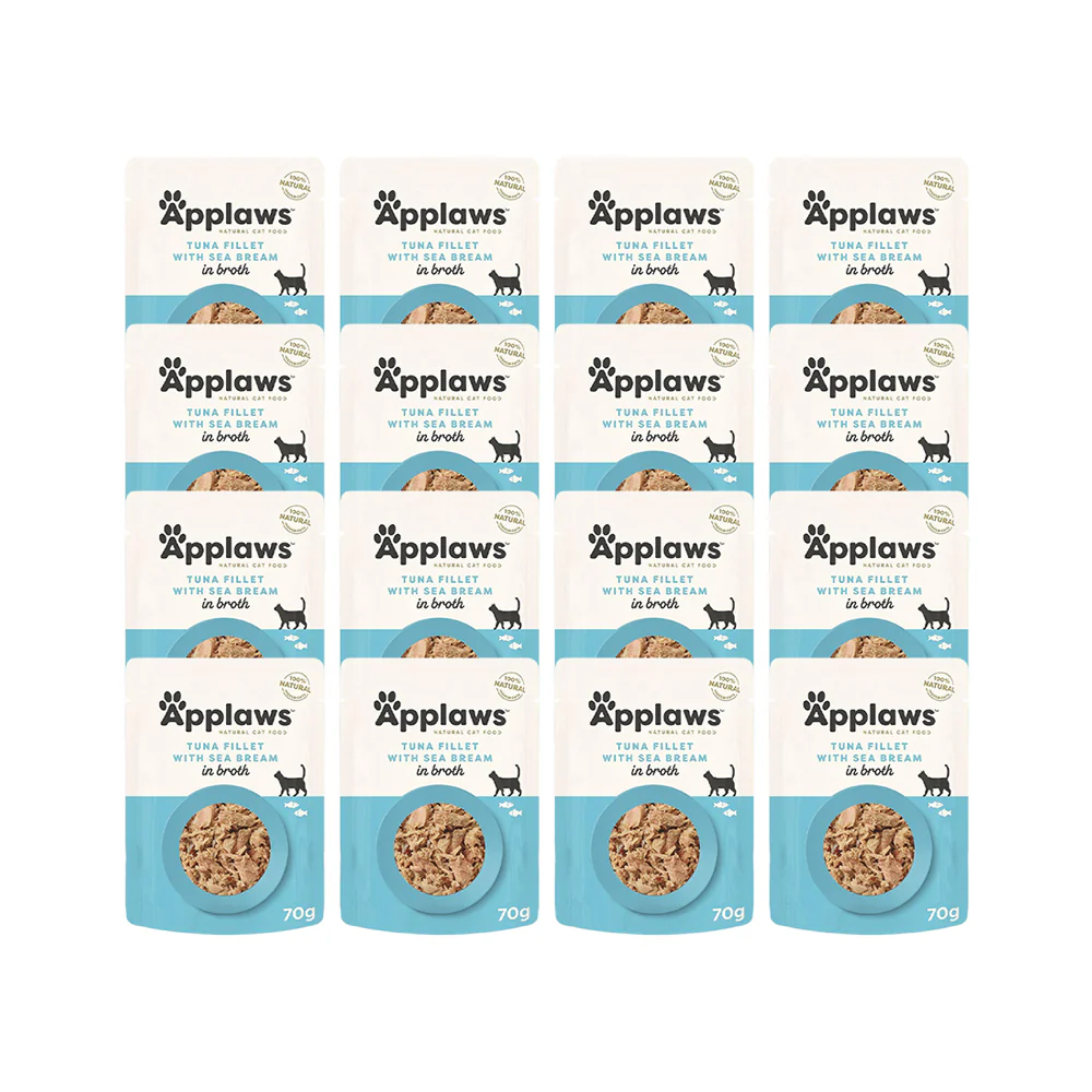 APPLAWS Tuna with Sea Bream Wet Cat Food Pouch - Image 6