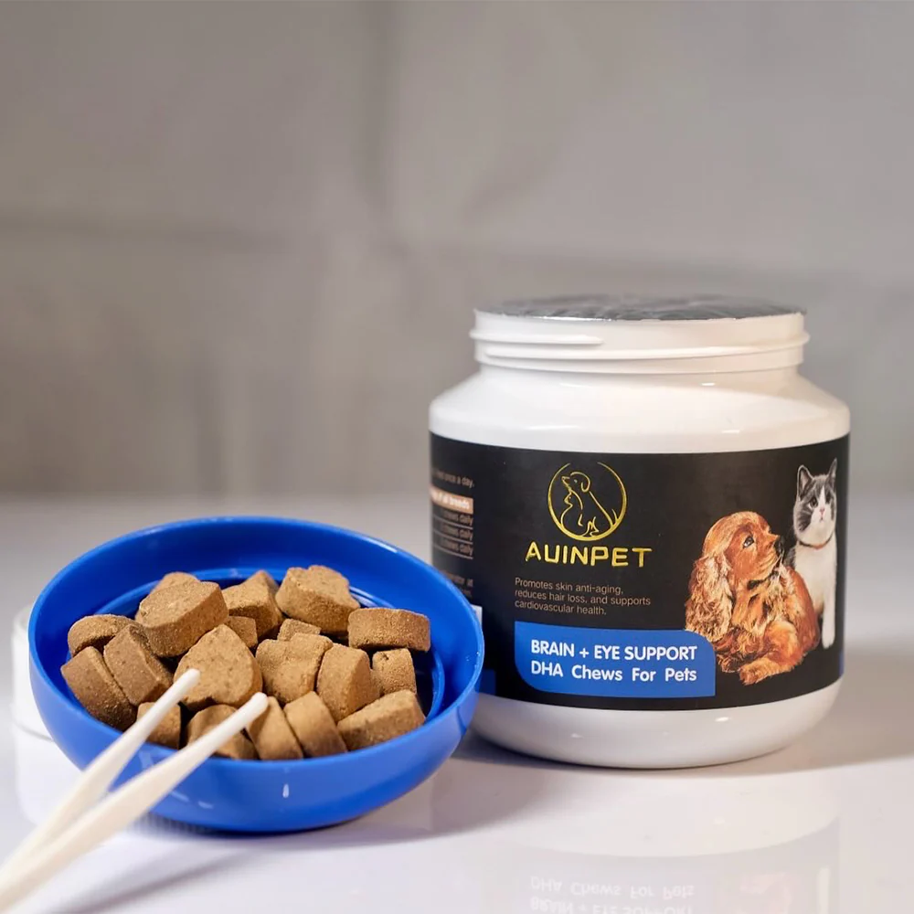 AUINPET Brain + Eye Support DHA Chews For Dogs & Cats 180g - Image 3