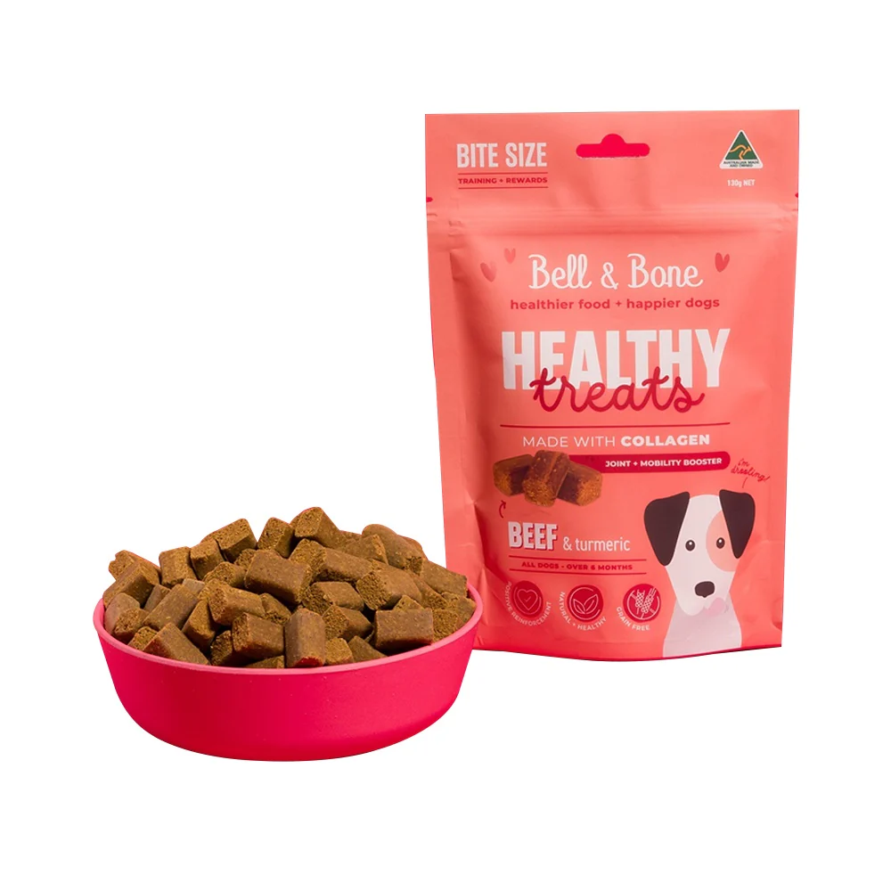 BELL & BONE Beef & Turmeric For Joint & Mobility Booster Healthy Dog Treats 130g - Image 3