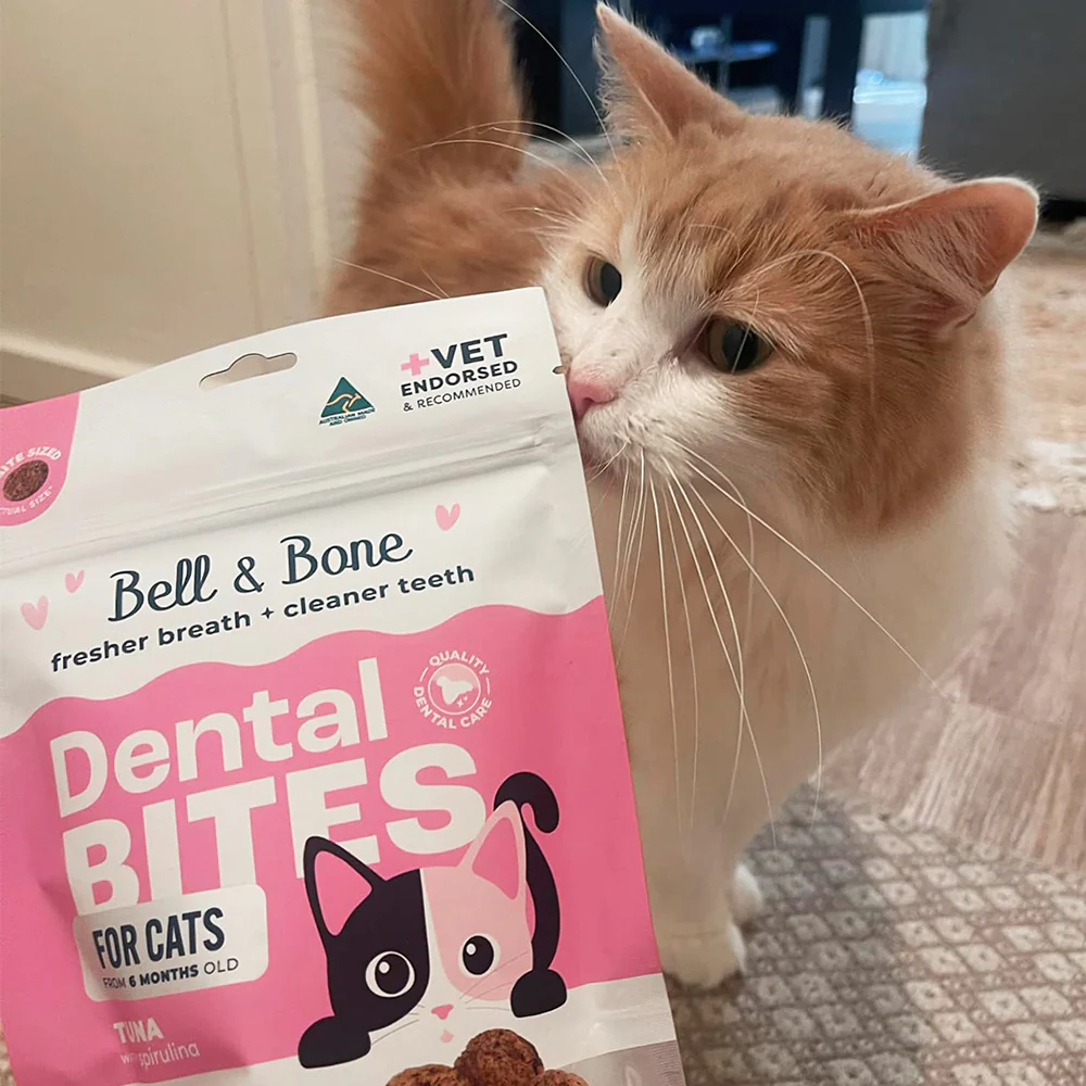 BELL & BONE Dental Bites Tuna With Spirulina Cat Treats 80g - Image 5