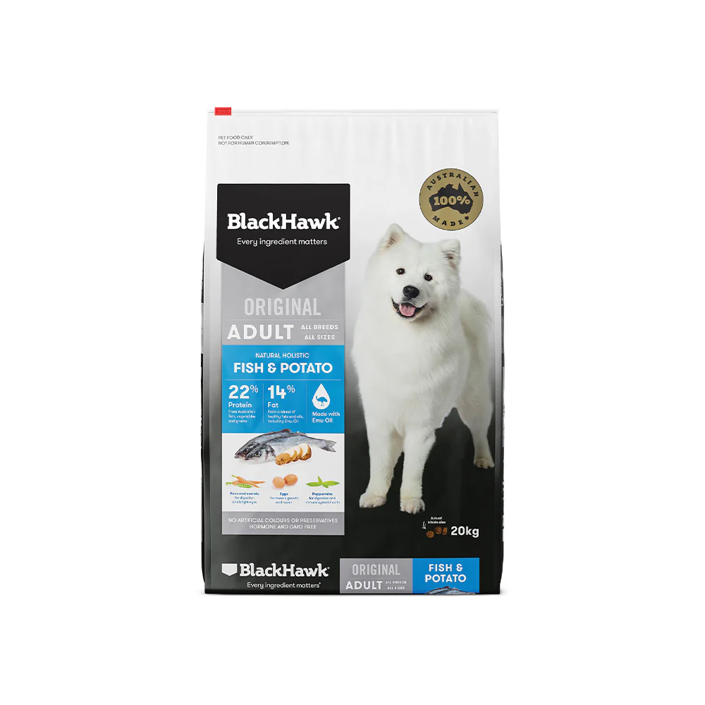 BLACK HAWK Fish And Potato Original Adult Dry Dog Food - Image 10
