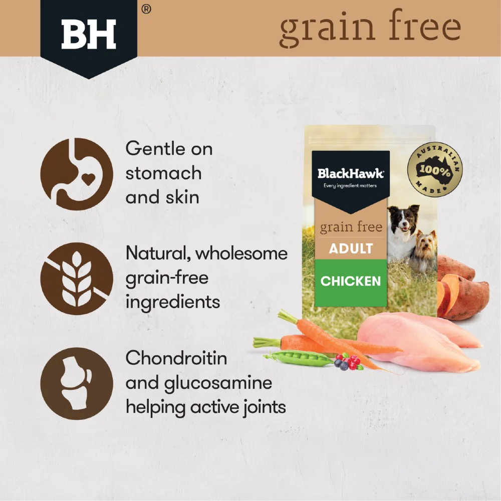 BLACK HAWK Chicken Grain Free Dog Food for Adult Dogs 15kg - Image 7