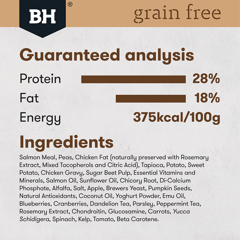 BLACK HAWK Grain Free Salmon Adult Dry Dog Food 15kg - Image 6