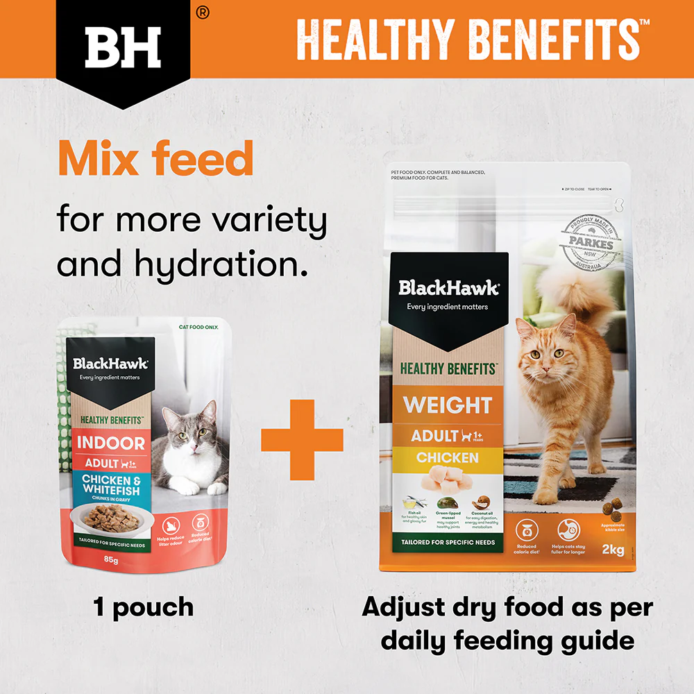 BLACK HAWK Healthy Benefits Chicken Weight Adult Cat Food - Image 7