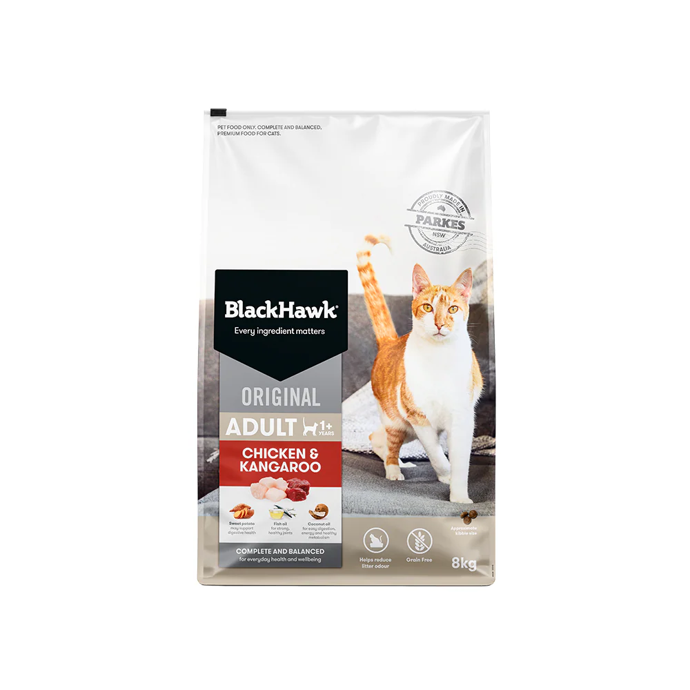 BLACK HAWK Original Chicken & Kangaroo Adult Cat Food - Image 3