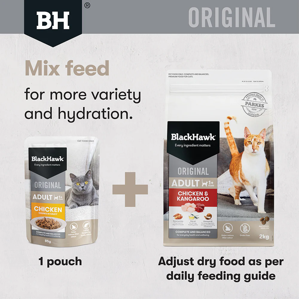 BLACK HAWK Original Chicken & Kangaroo Adult Cat Food - Image 8