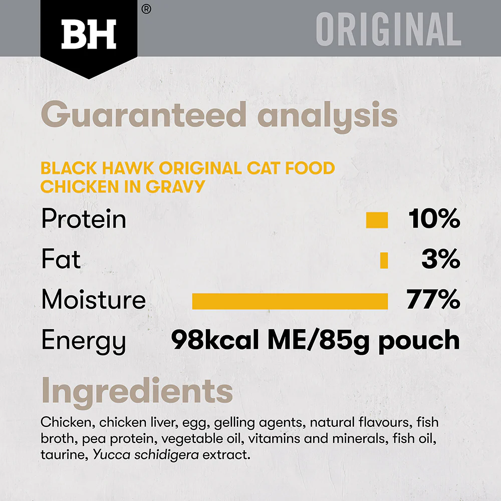 BLACK HAWK Original Variety Pack Adult Wet Cat Food 85g x 12 - Image 8