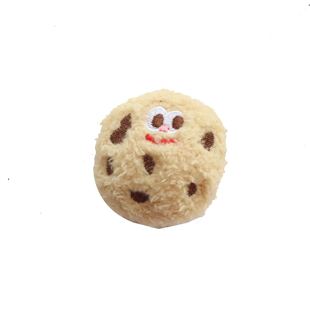 Cartoon Cookie Cat Chew Plush Toy - Image 3