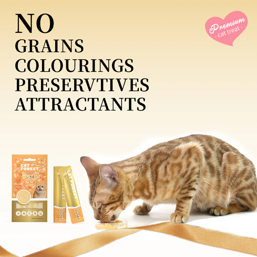 CAT FOREST Puree Chicken with Salmon Cat Treats - Image 7