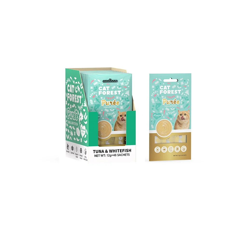 CAT FOREST Puree Tuna with Whitefish Cat Treats - Image 9