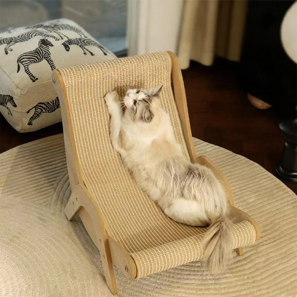 Cat Scratcher Lounger with Bed - Image 7