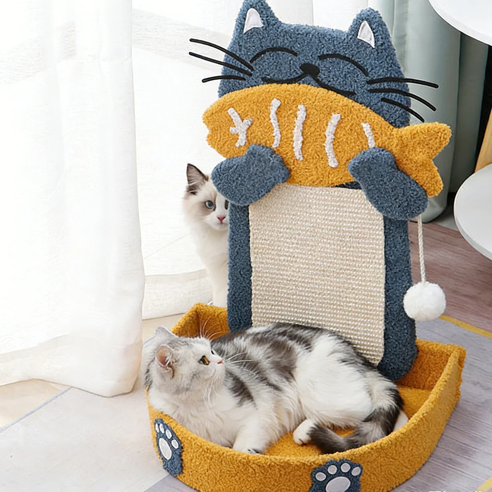Cat Scratcher with Bed – Scratching Board and Resting Cat Bed - Image 6