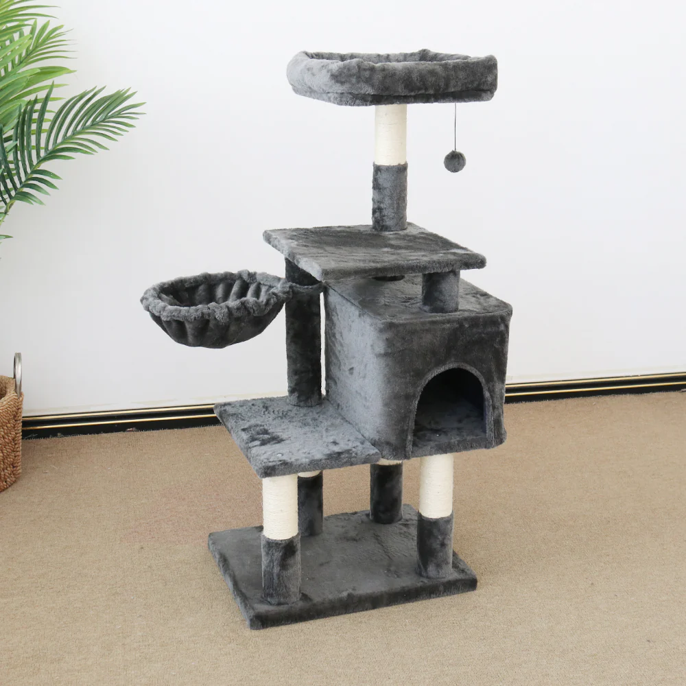 CATIO Abode Chipboard Flannel Cat Scratching Tree - Image 5