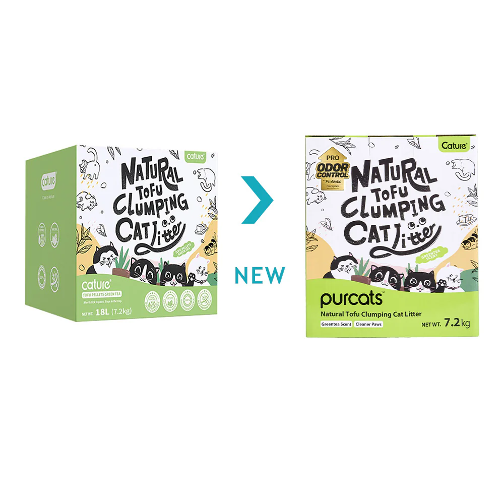 CATURE Green Tea Tofu Clumping Cat Litter, Eco-friendly & Flushable - Image 6