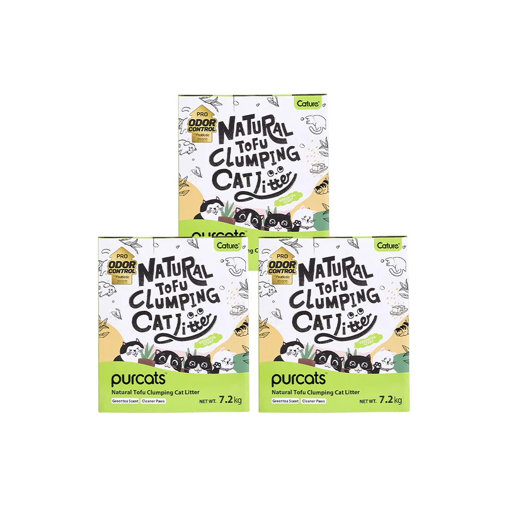 CATURE Green Tea Tofu Clumping Cat Litter, Eco-friendly & Flushable - Image 9