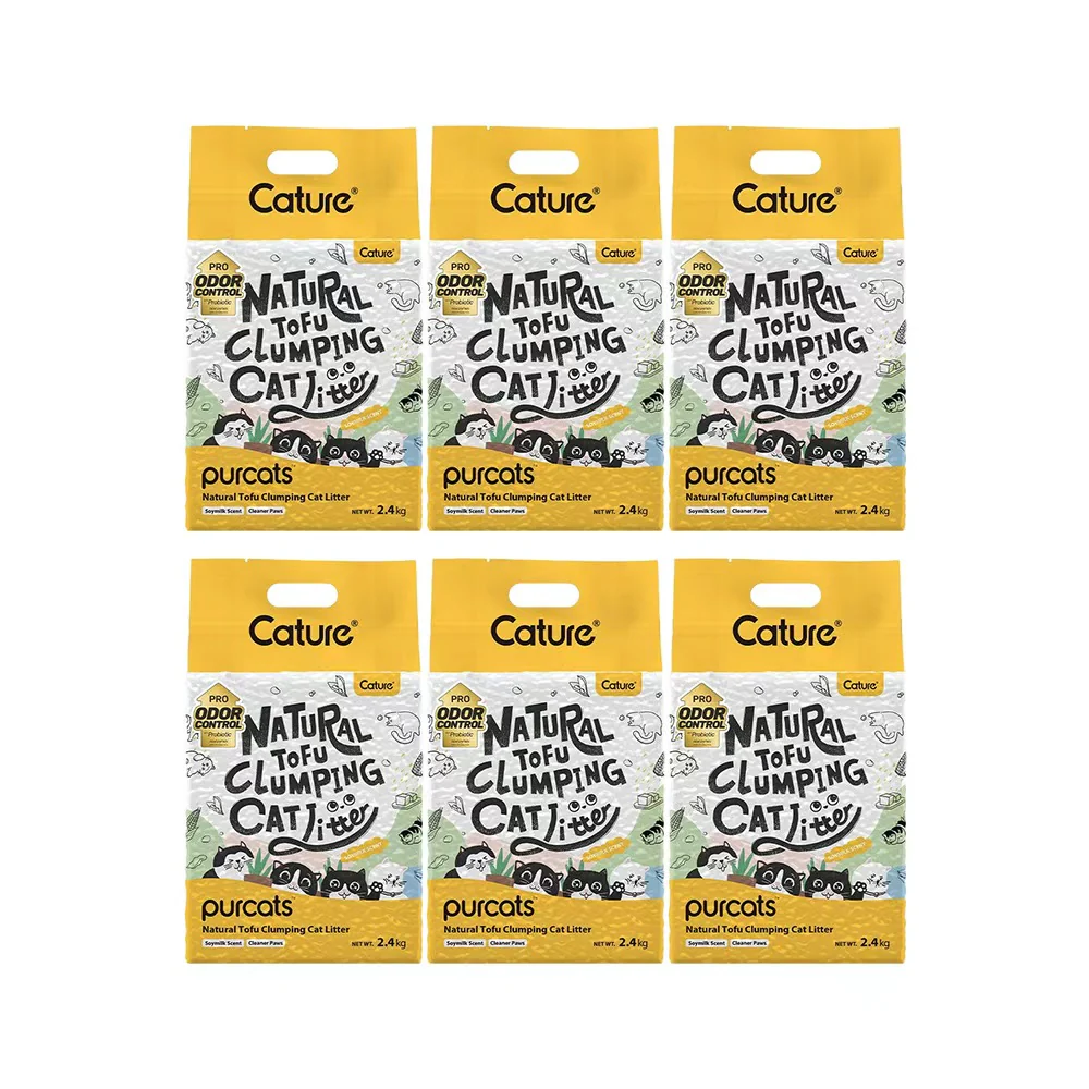 CATURE Original Tofu Clumping Cat Litter – Unscented, Fast Clumping, Low Tracking - Image 11