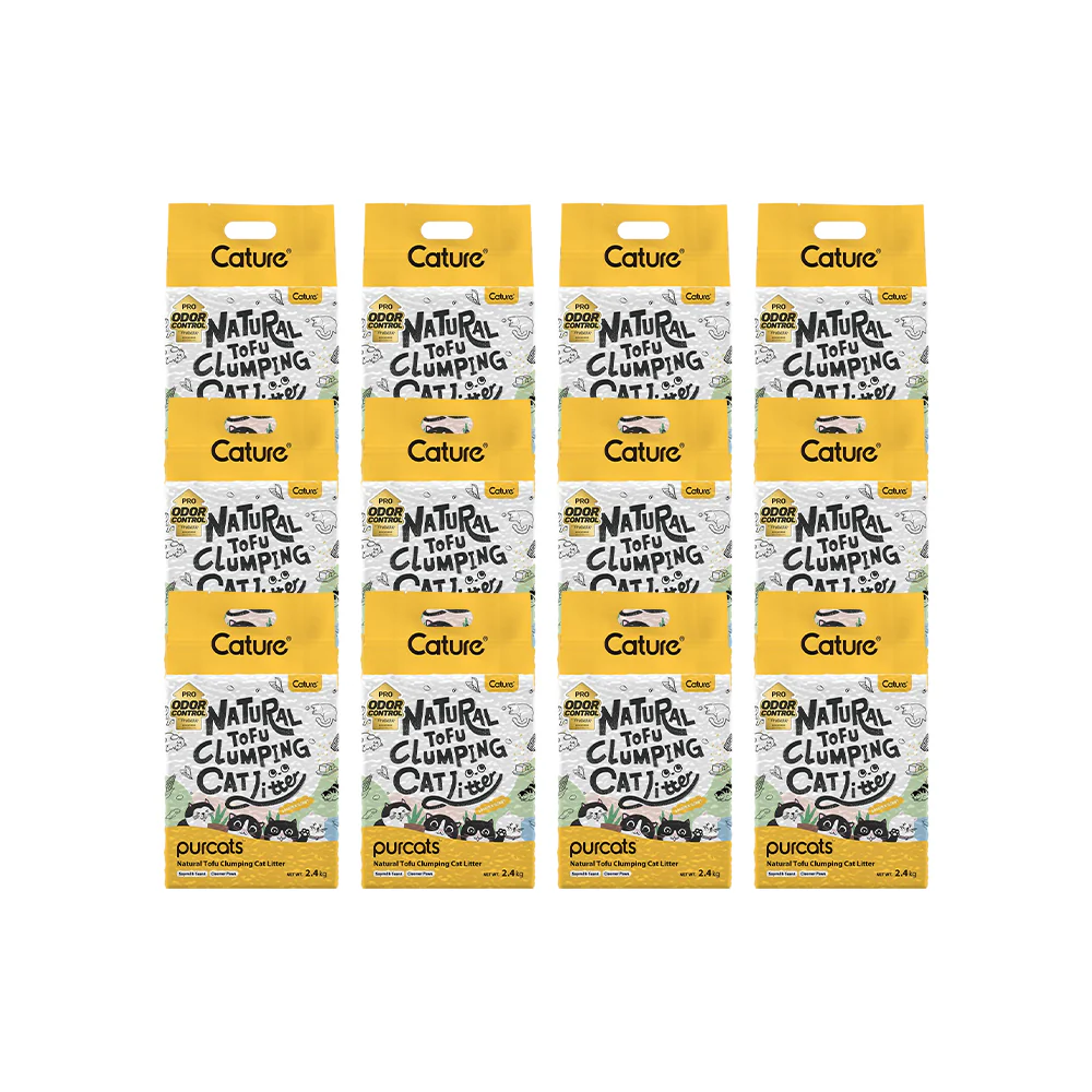 CATURE Original Tofu Clumping Cat Litter – Unscented, Fast Clumping, Low Tracking - Image 13