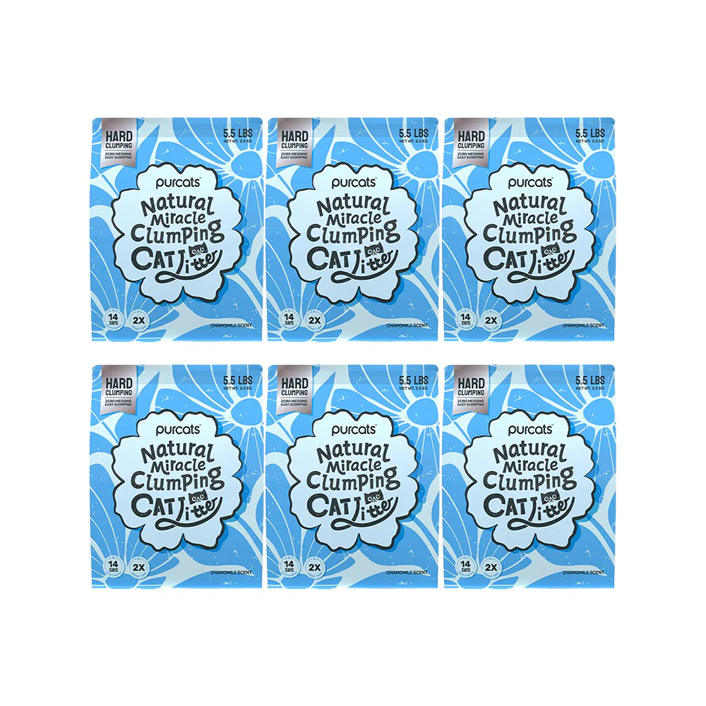 CATURE Natural Cassava Clumping Cat Litter 2.5kg Chamomile Scent, Ultra Absorbent & Dust Free - Image 14