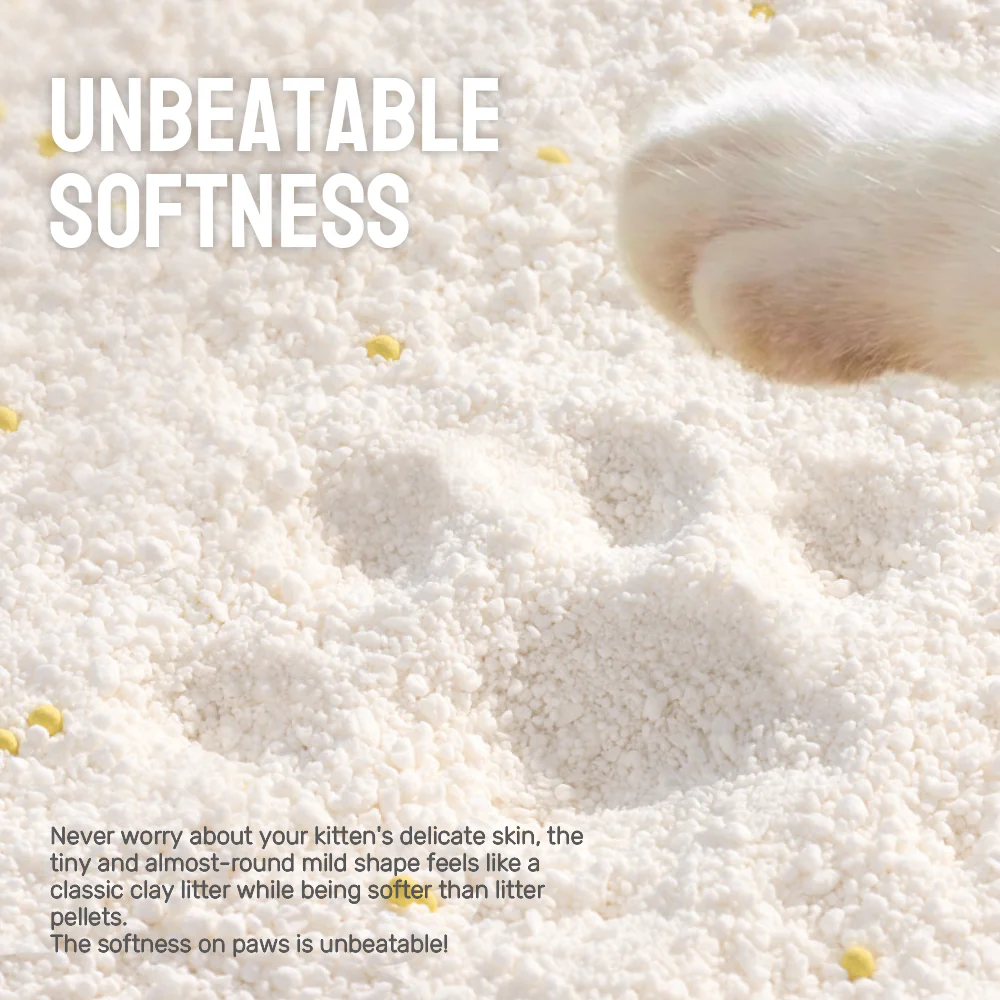 CATURE Natural Cassava Clumping Cat Litter 2.5kg Chamomile Scent, Ultra Absorbent & Dust Free - Image 8