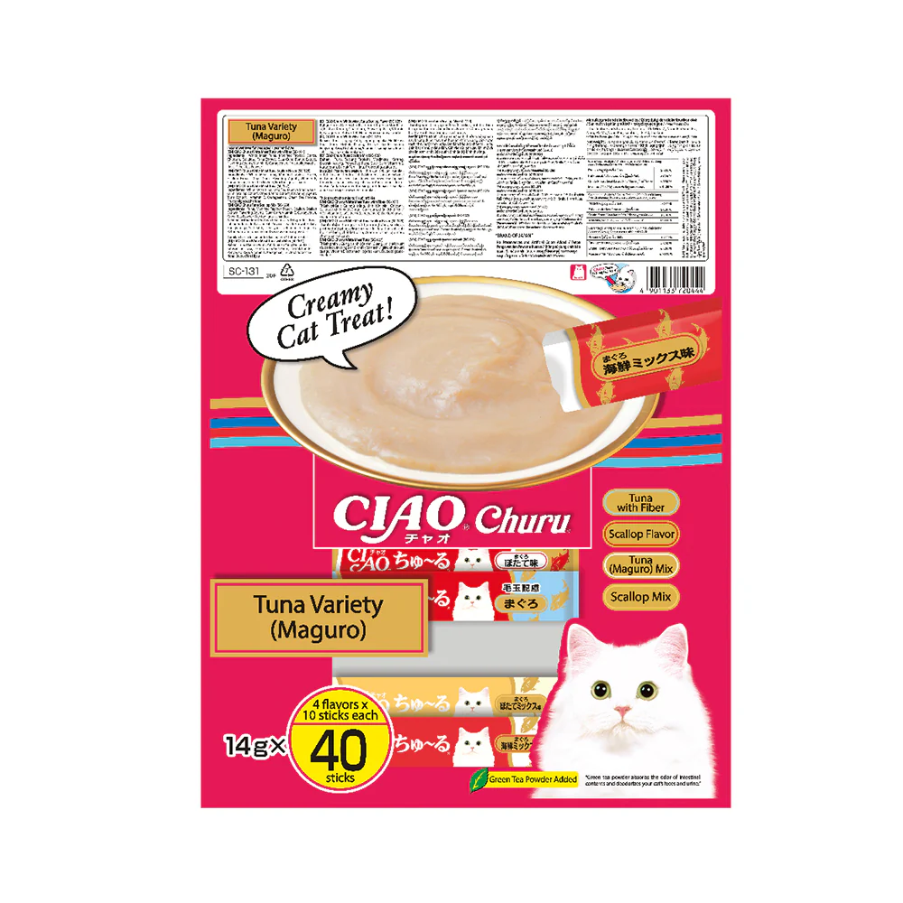 CIAO Churu Tuna Variety Wet Cat Treats 40x14g - Image 3