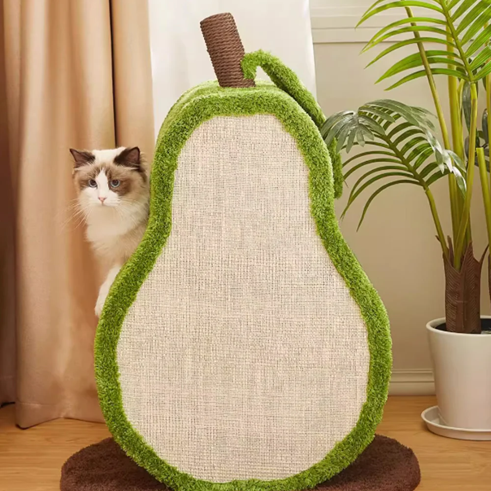 CMISSTREE Avocado Multi-Functional Cat Scratching Post And Bed - Image 4