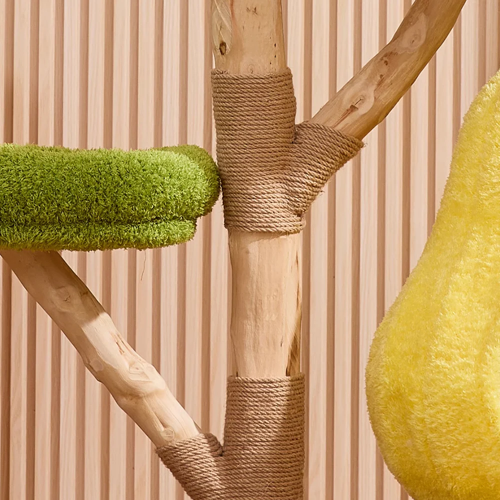 CMISSTREE Three-Level Cat Tree With Pear-Shaped Hammock And Cat House - Image 9