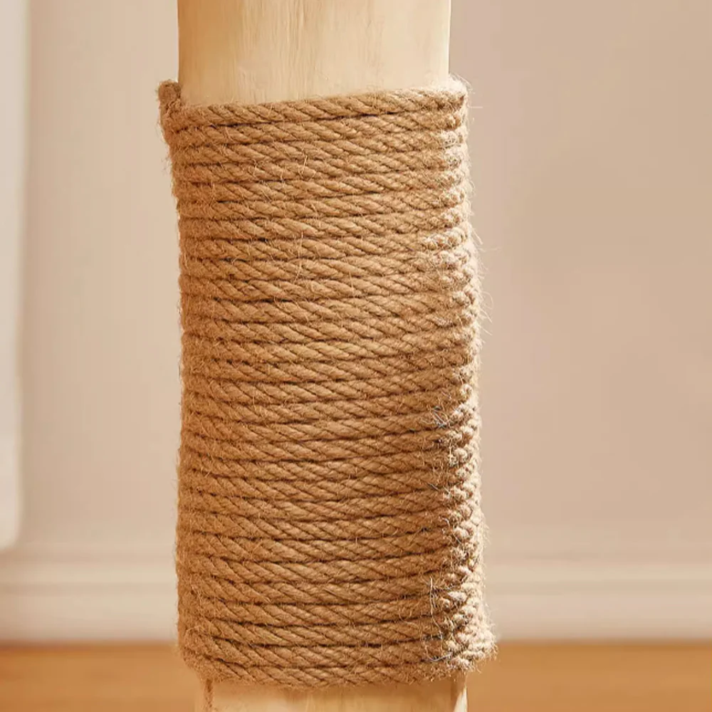 CMISSTREE Two-Level Tree Hollow Solid Wood Cat Tree - Image 11
