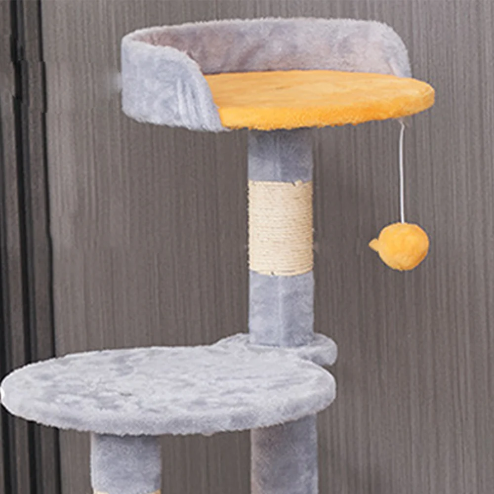 Colorful Monster Sisal Cat Tree With Space Capsule - Image 4