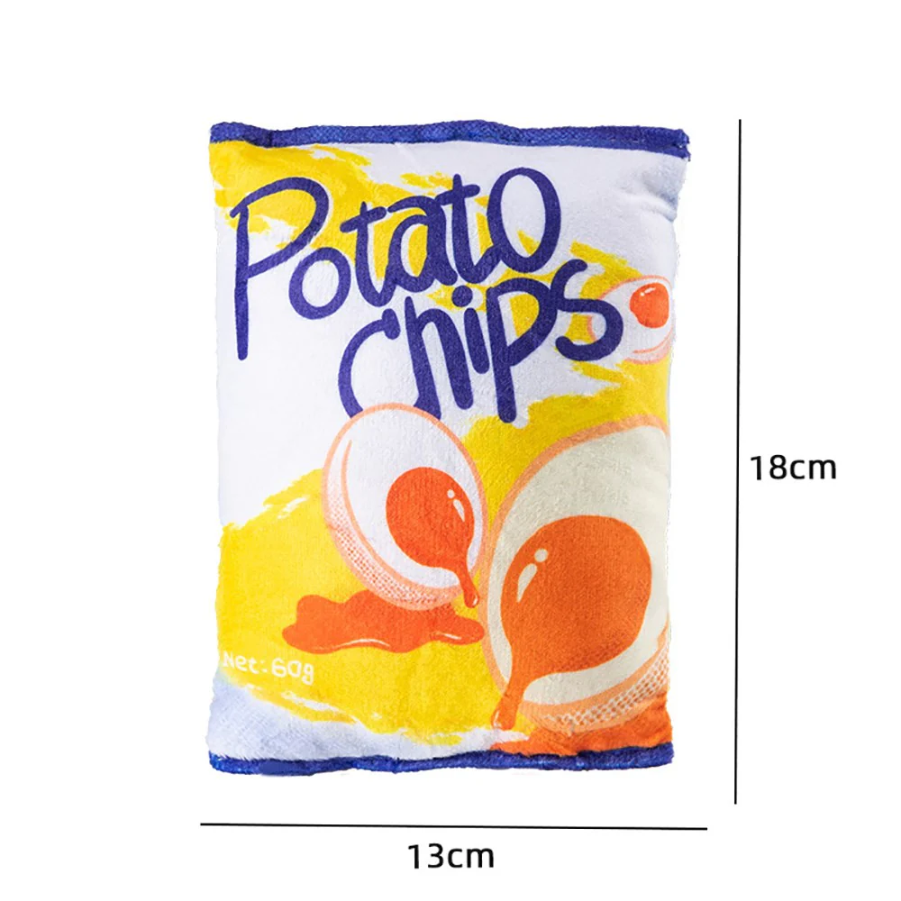 Cute Snack Plush Squeaky Pet Toy - Image 4