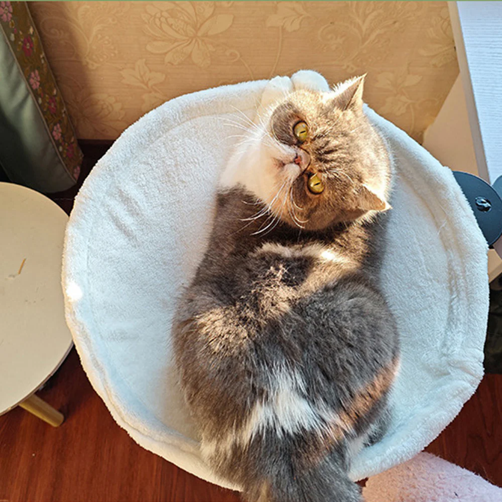 Desk-Mounted Cat Hammock – Clip-On Cat Bed for Table & Desk - Image 9