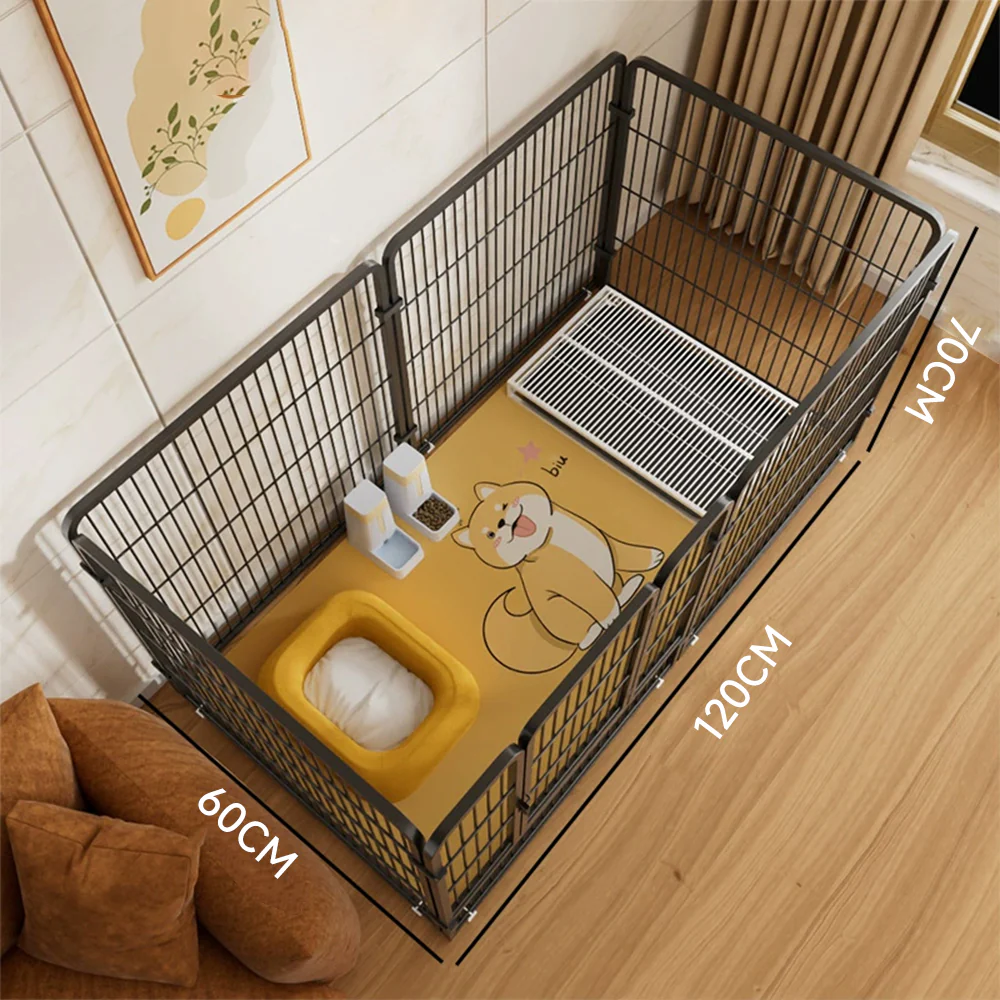Dog Playpen Fence 6 Panel Set - Image 12