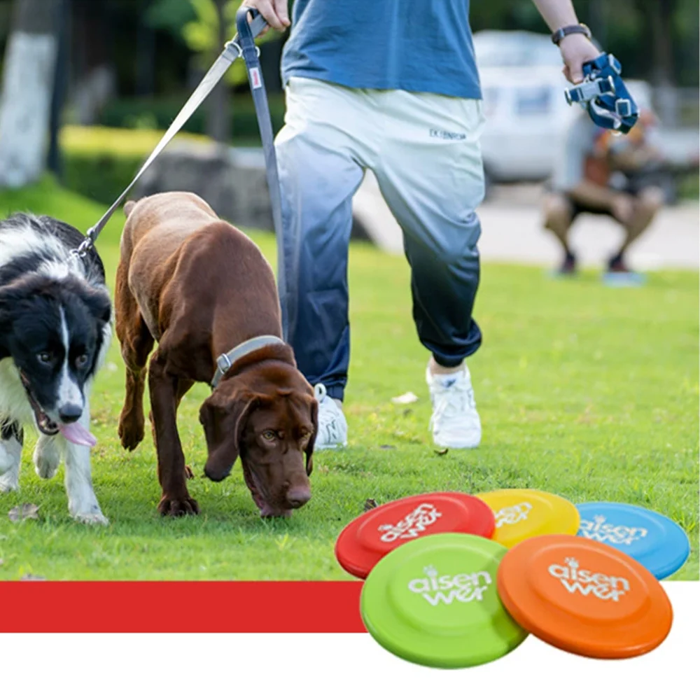 Durable Dog Flying Disc – Chew-Resistant Fetch Toy 18cm - Image 15