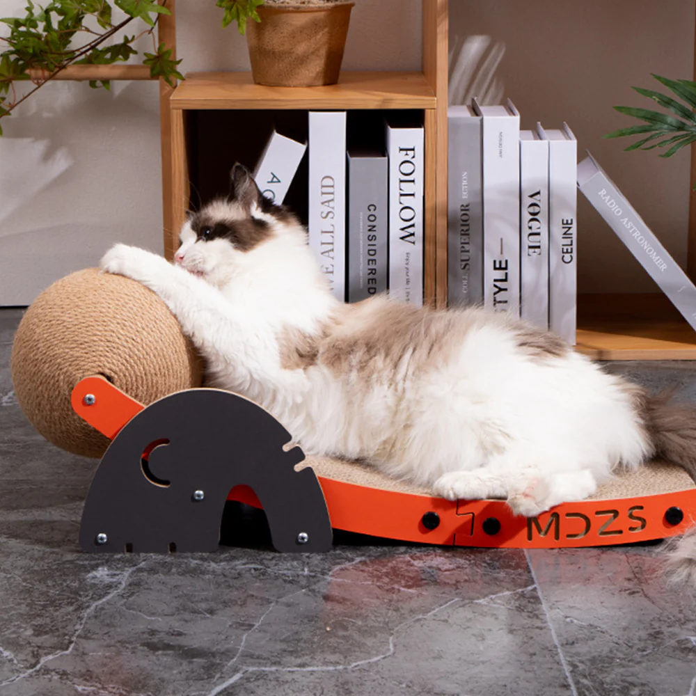 Elephant Sisal Cat Scratcher With Ball - Image 4