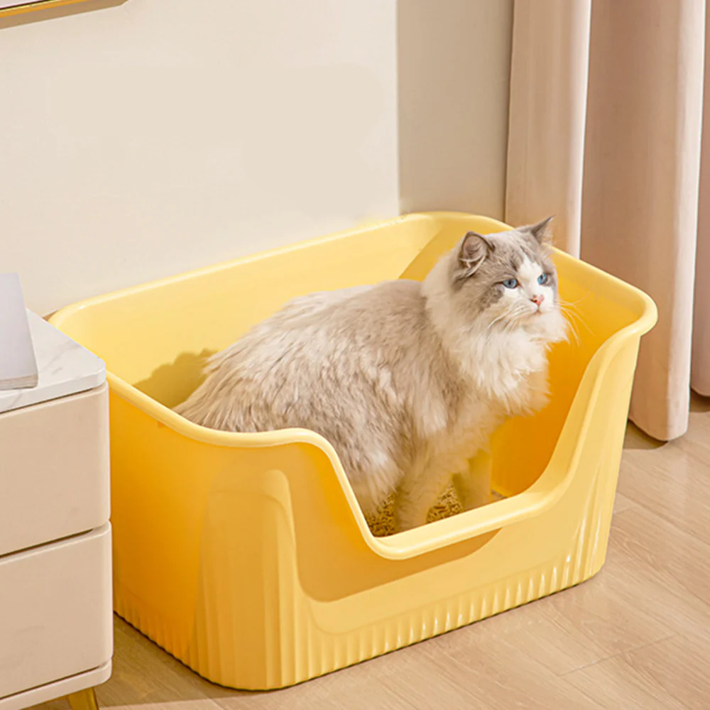 Extra-Large Anti-splash Cat Litter Box - 64x44x33cm - Image 5