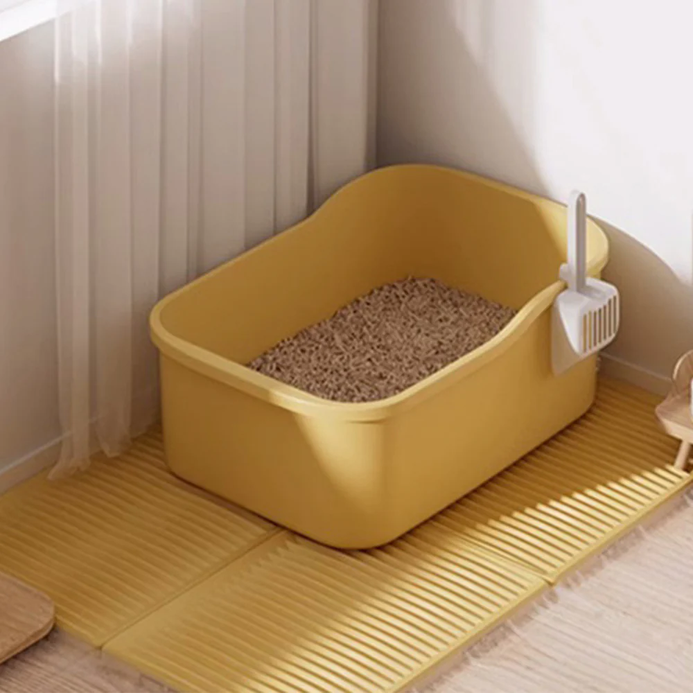 Extra Large Interlocking Cat Litter Mat – Washable Anti-Tracking Litter Catcher - Image 3
