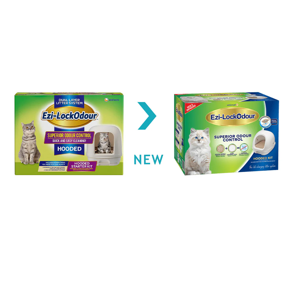 EZI-LOCKODOUR Dual Layer Hooded System Cat Litter Box - Image 2