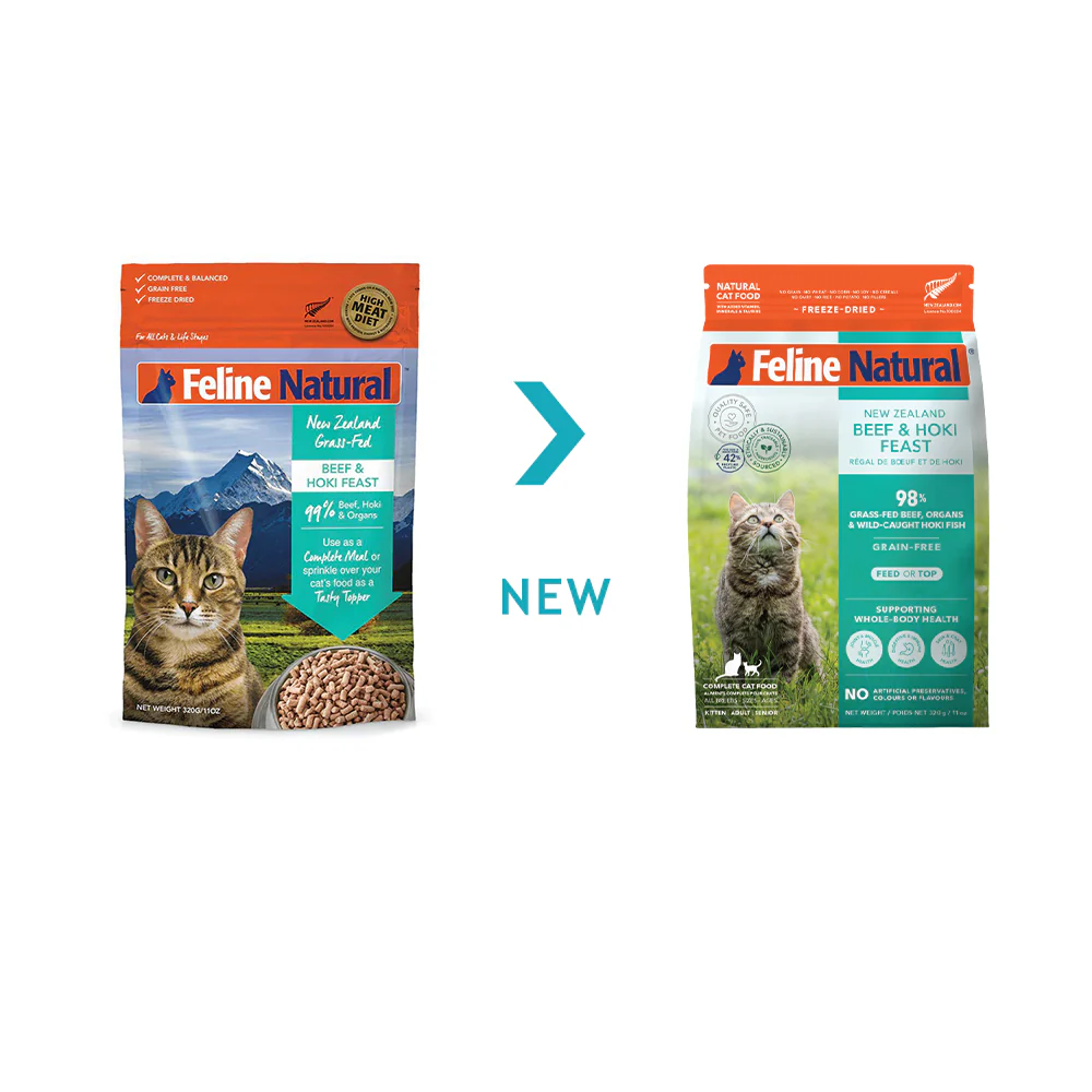 FELINE NATURAL Beef & Hoki Freeze Dried Cat Food - Image 10