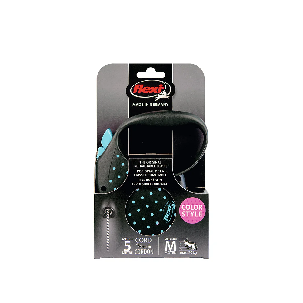FLEXI Dots Cord Dog Leash - Image 3