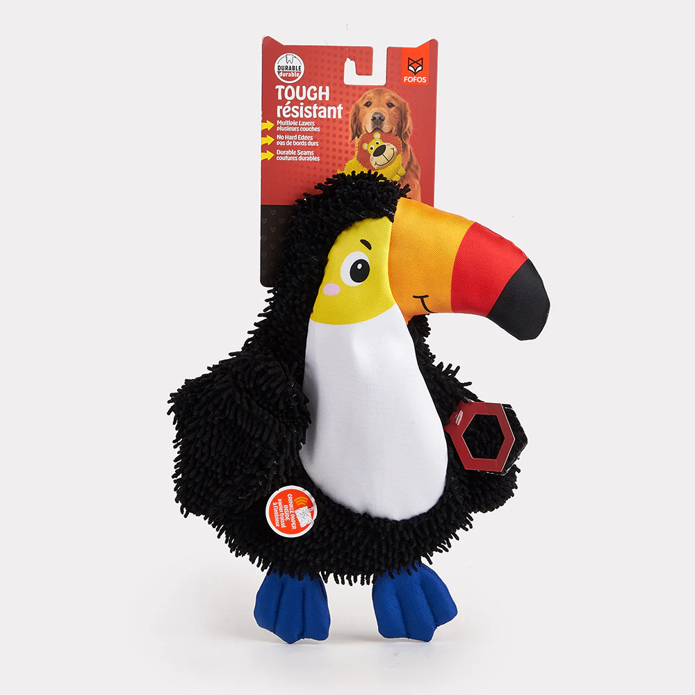 FOFOS Bird Non-stuffing Crinkle Tough Dog Toy - Image 2