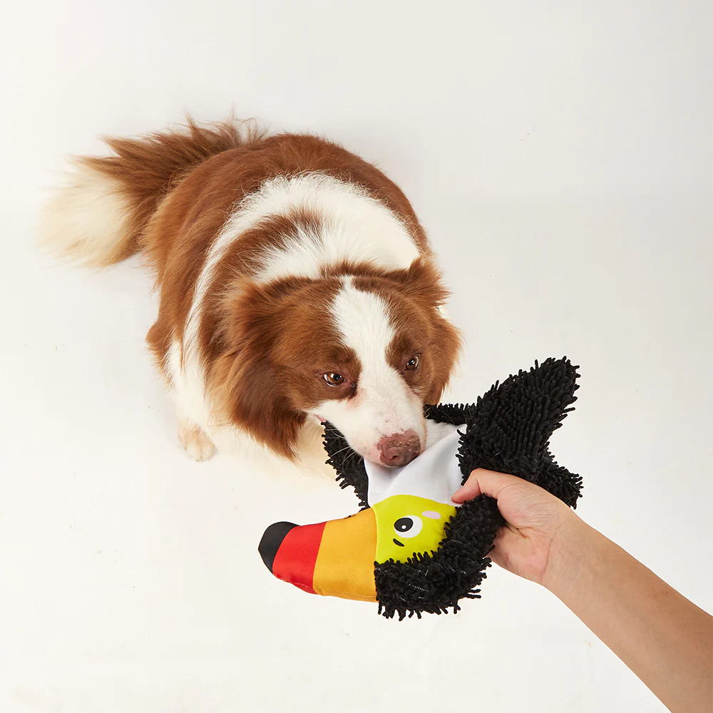 FOFOS Bird Non-stuffing Crinkle Tough Dog Toy - Image 4