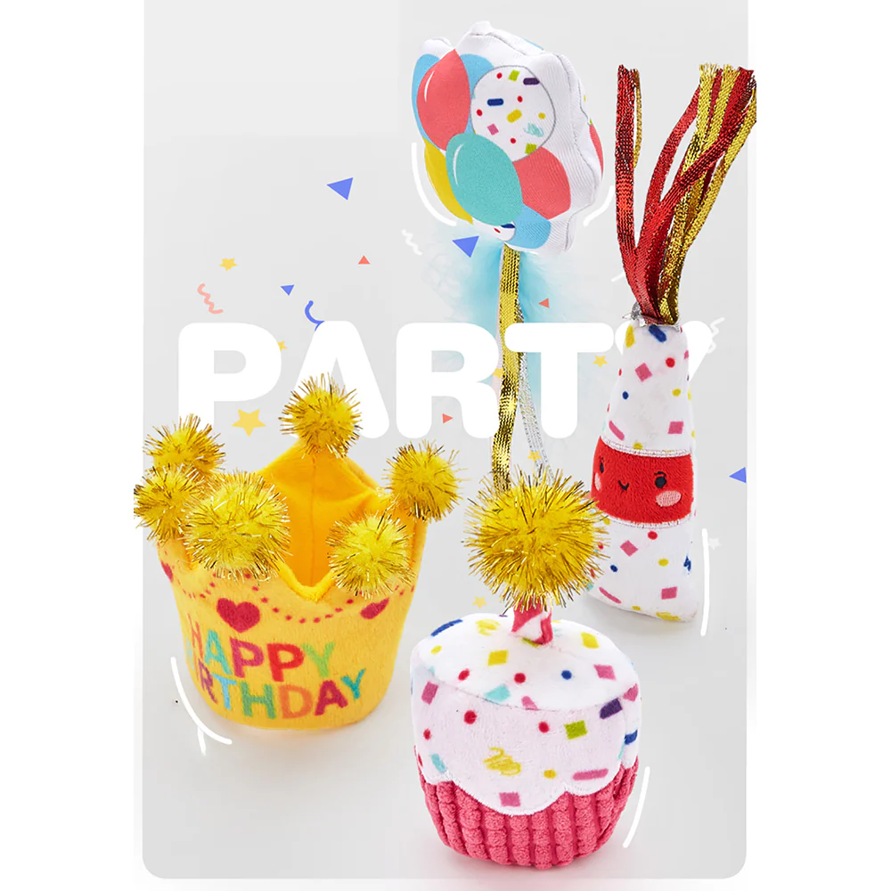 FOFOS Birthday Drink Plush Catnip Cat Toy - Image 4