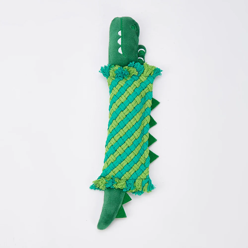 FOFOS Dog Rope Puppy Toy - Crocodile - Image 5