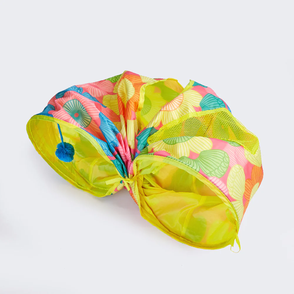 FOFOS Floral Pop-up Tunnel Cat Toy - Image 15