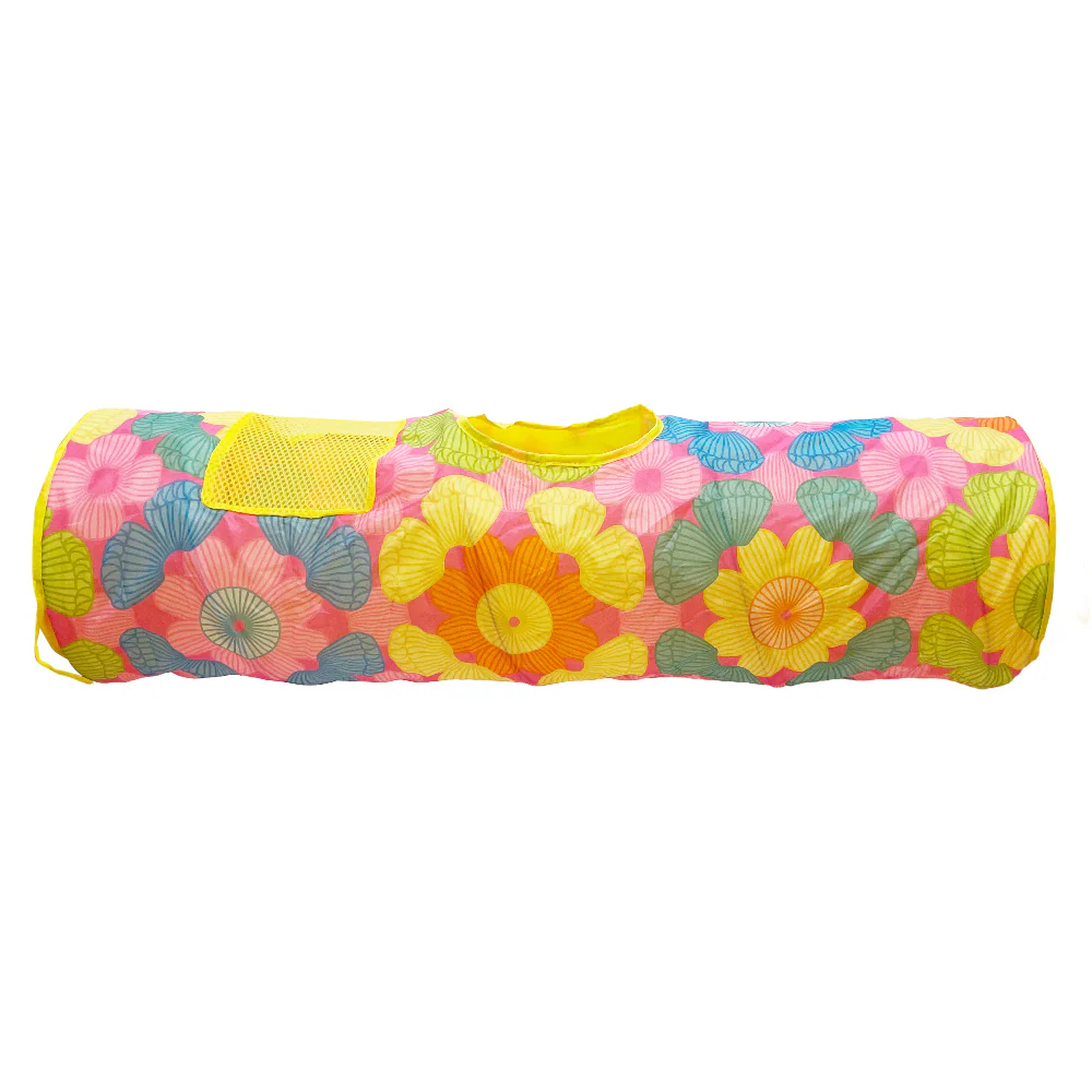 FOFOS Floral Pop-up Tunnel Cat Toy - Image 9