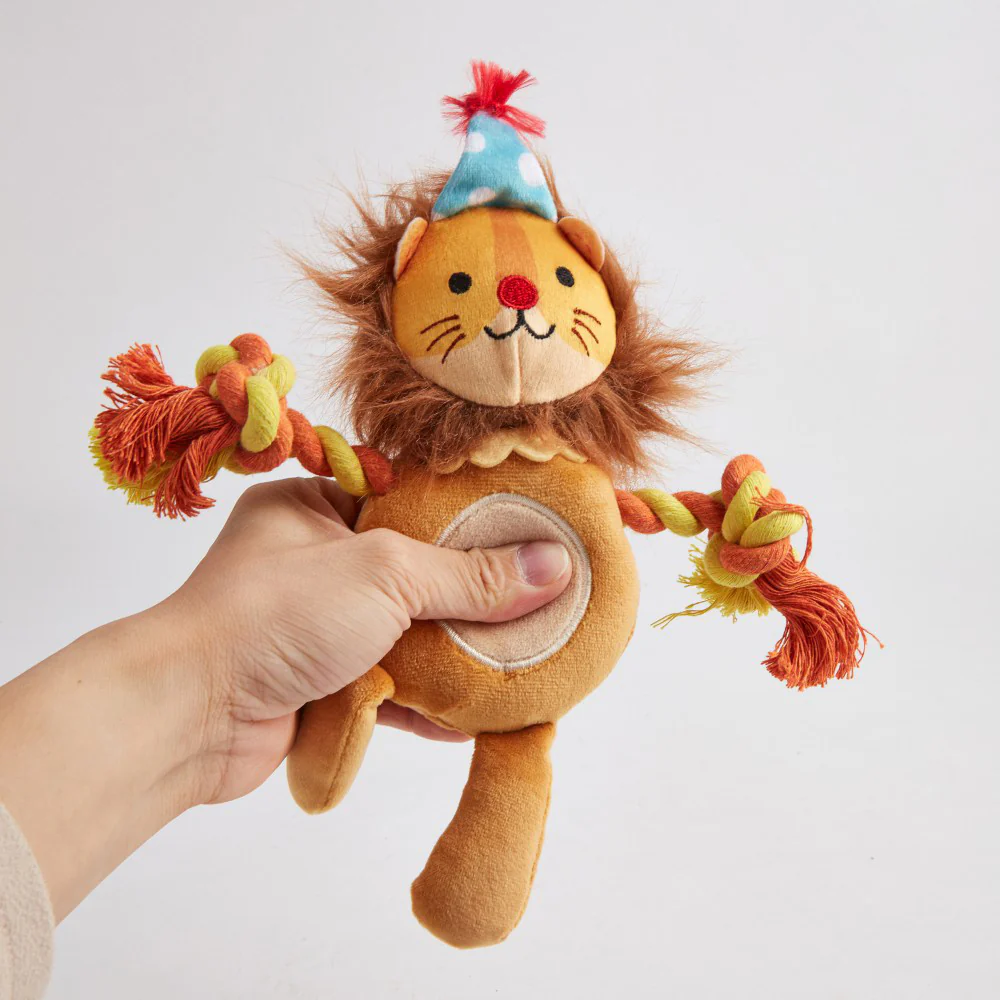 FOFOS Fluffy Lion Puppy Toy - Image 8