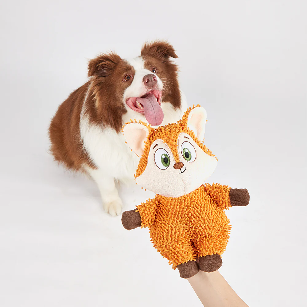 FOFOS Fox Tough Squeaky Dog Toy - Image 2