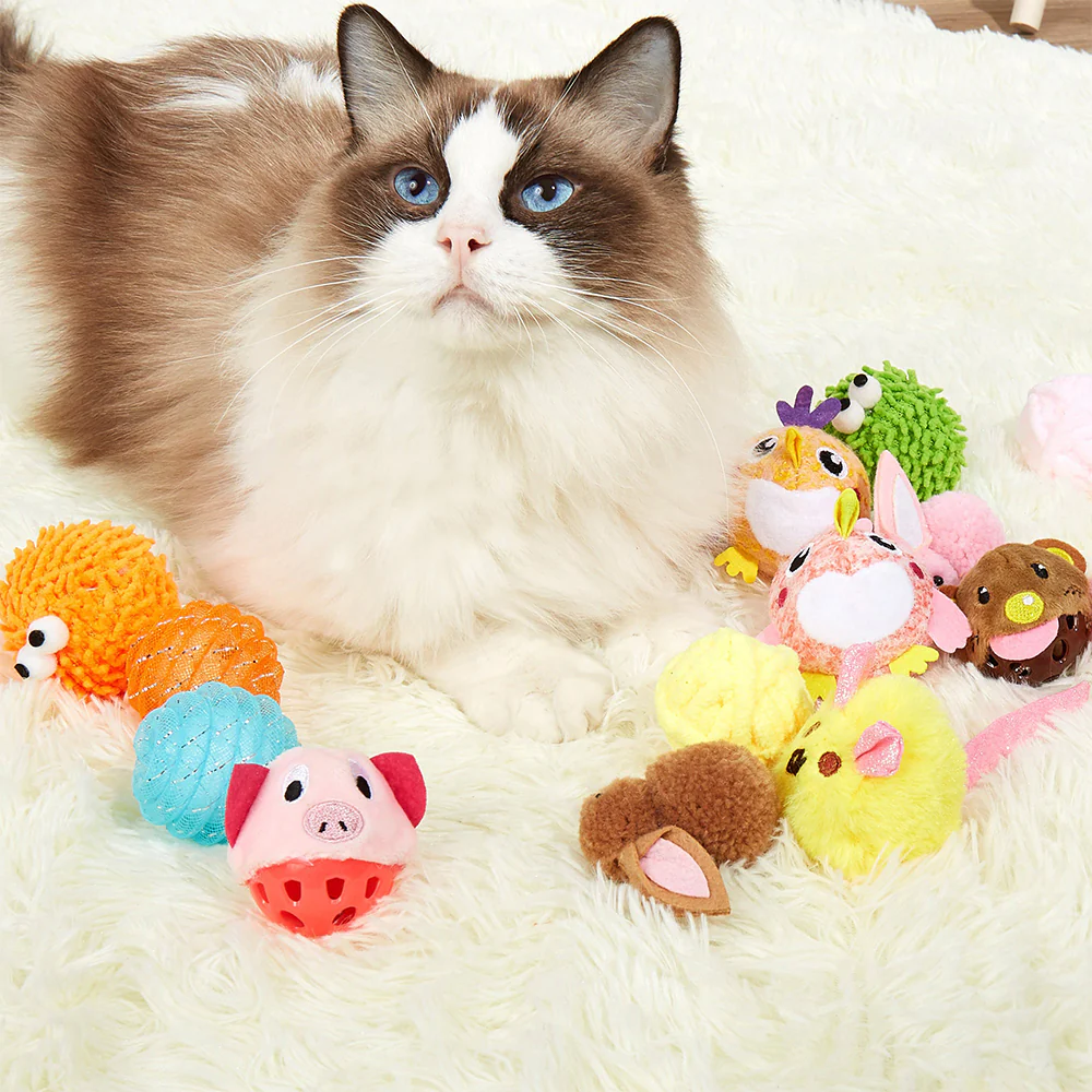 FOFOS Geek Ball Cat Toy 1pc - Random Color - Image 4